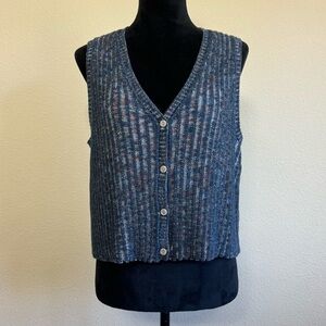 Universal Thread Blue V-Neck Sweater Vest